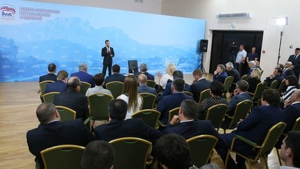 Встреча Дмитрия Медведева с победителями предварительного голосования партии «Единая Россия» в Северной Осетии